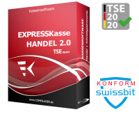 EXPRESSKasse Handel 2 /X3 -  Touchscreen Kassensoftware für Handel, Laden, Cafe usw LIZENZ