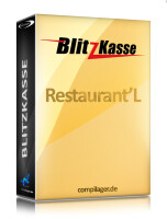 BLITZ!KASSE GASTRO RESTAURANTL 15" Touch Kellnerkasse + Kellnerschloss