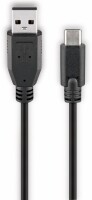 USB 2.0 Hi-Speed Anschlusskabel, C/A  1 m, schwarz...