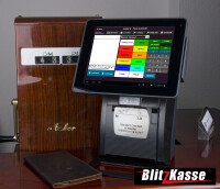 15" T2 ALL-in-ONE 10" Dual Display Kassensystem Blitz!Kasse EXPRESS für Handel, Kiosk, Schnellgastronomie