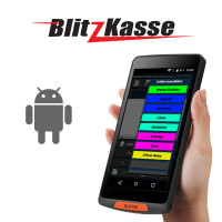 Blitz@ORDER Mobiles Kellnerterminal mit Ladestation für Blitz!Kasse Restaurant Kassensysteme. Order Handheld