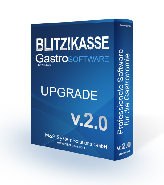 Blitz!Kasse® 2.0  Update - RestaurantS ->  RestaurantL