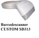 CCD Kontakt-Barcodescanner 80 mm Custom SD313 USB